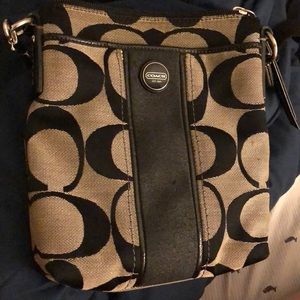 Coach insignia crossbody bag